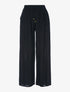 Pantalon fluide uni - noir - 1