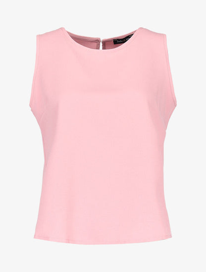 Ensemble débardeur et short fluide - rose - 3