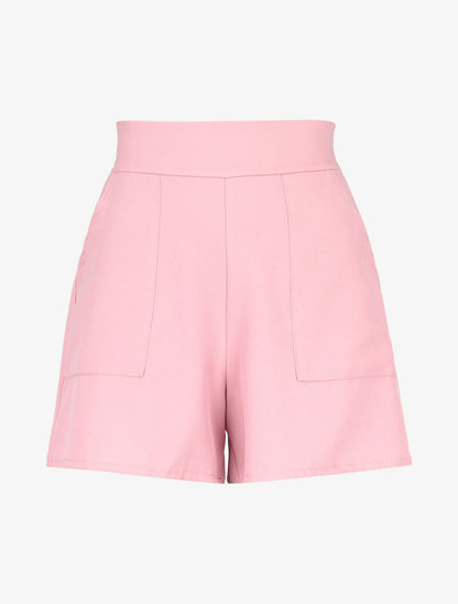 Ensemble débardeur et short fluide - rose - 4