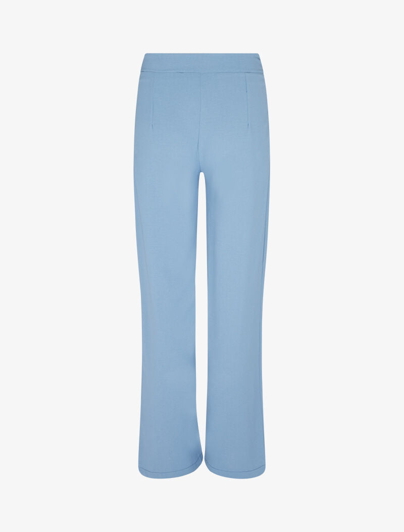 Pantalon fluide coupe droite - bleu clair - 3