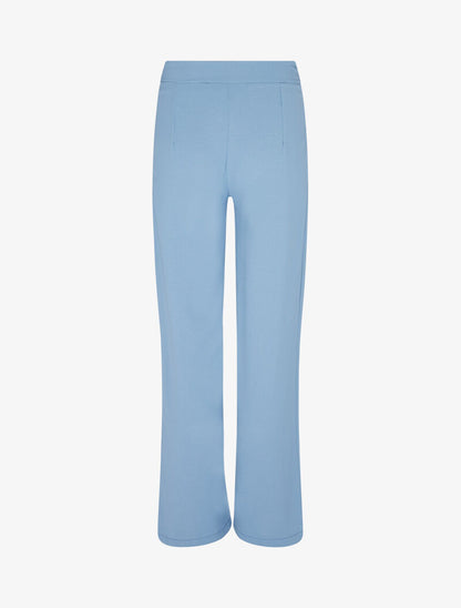 Pantalon fluide coupe droite - bleu clair - 3