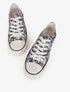 Tennis basses imprimé floral - marine - 5