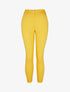 Pantalon style cargo basique - jaune - 1