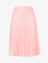 Jupe midi gaufrée à pois - rose - 1