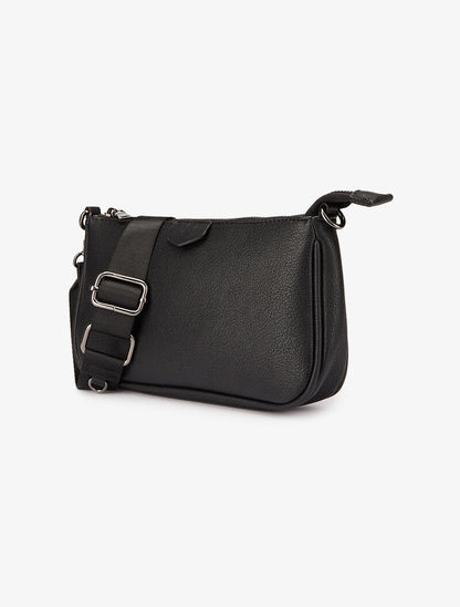 Sac besace Lysanna - noir - 2