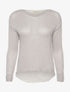 Pull dos ouvert à voile - gris - 3