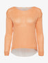 Pull dos ouvert à voile - orange - 3