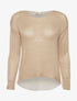 Pull dos ouvert à voile - beige - 3