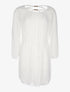 Robe dos lace out bijoux - blanc - 3