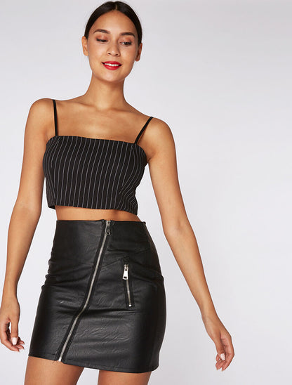 Brassière rayé - noir - 6