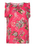 Top satin imprimé - fushia - 1