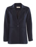 Blazer manches contrastées - marine - 8