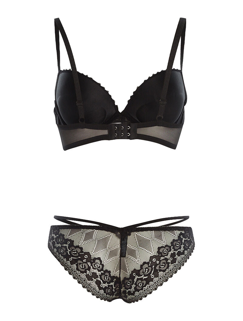 Ensemble SG et culotte lace out - noir - 2