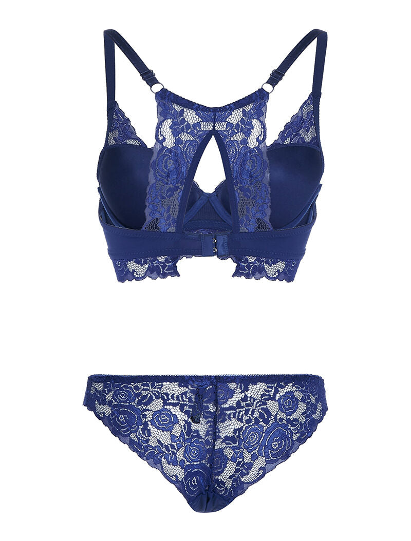 Ensemble SG dos nageur et tanga - marine - 2