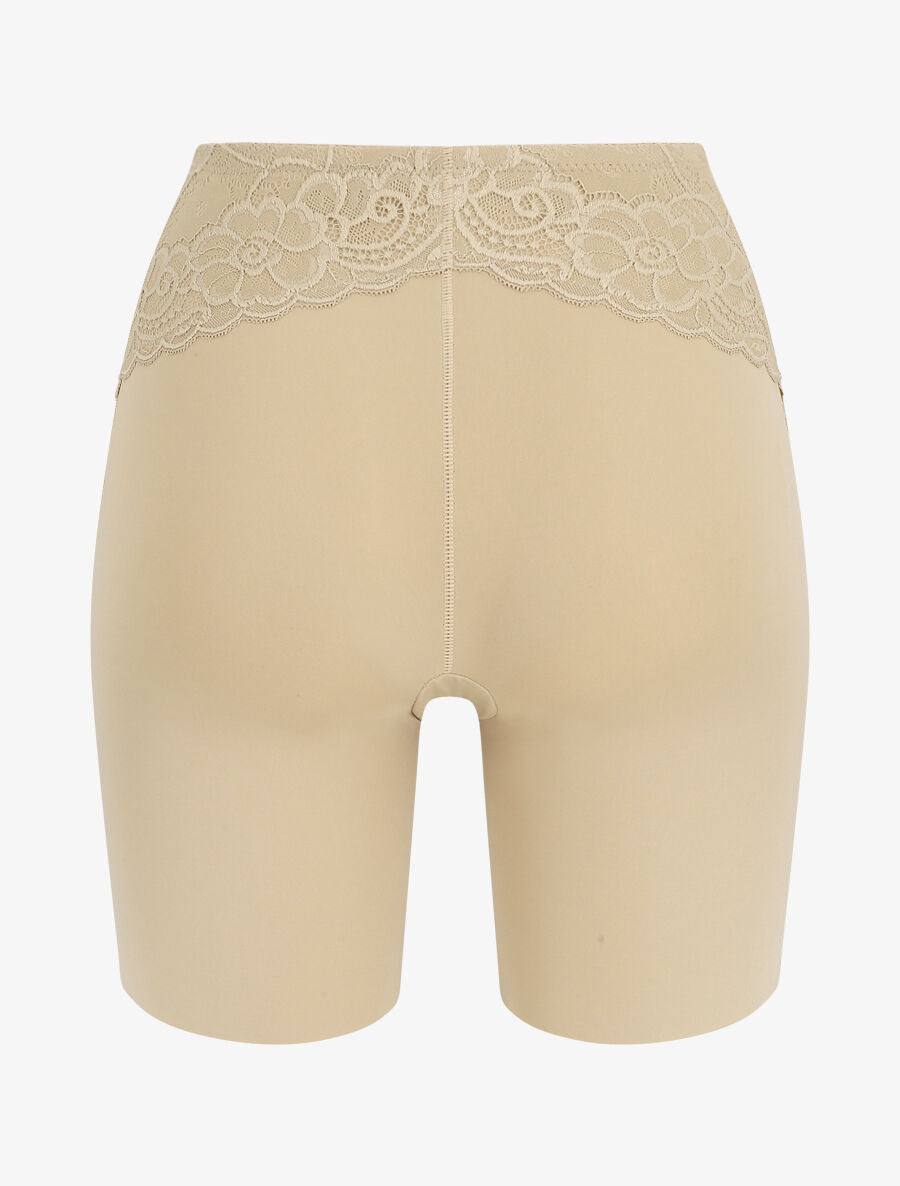 Short Gainant Taille Haute Femme - Lingerie Sculptante Noir - Taille M - Nylon