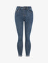 Jean classique à revers coupe skinny - Bleu - 4