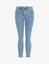 Jean push up skinny taille haute - Bleu clair - 1