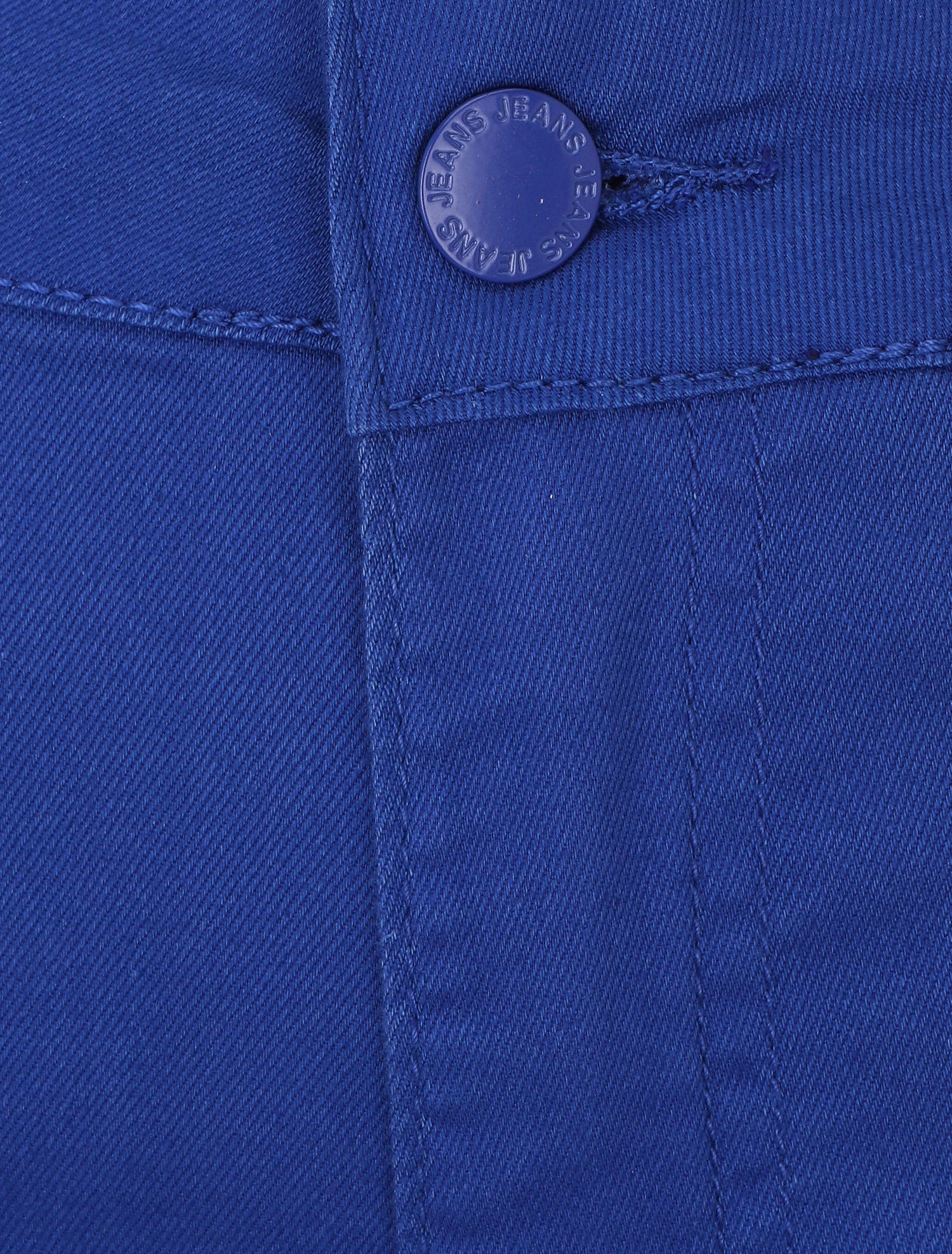 Jean skinny uni grande taille - Bleu électrique - 3
