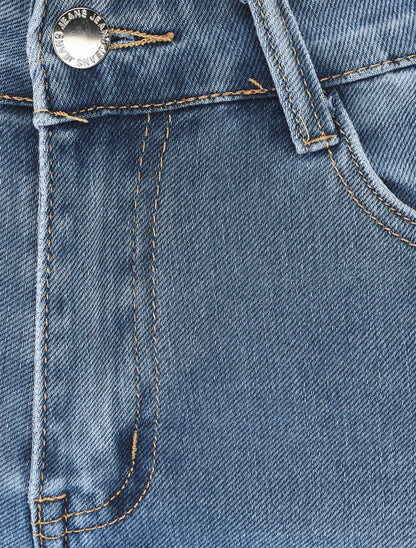 Jean skinny taille standard - Bleu - 3