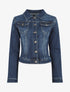 Veste en jean droite - Bleu - 1