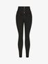 Jean taille empire coupe slim - Noir - 1