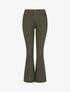 Jean uni taille standard coupe flare - Kaki - 6