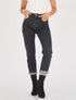 Jean mom taille haute - Anthracite - 7