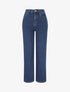 Jean ample taille haute - Bleu brut - 6
