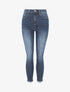 Jean à revers coupe slim - Bleu - 4