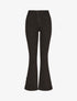 Jean flare uni à boutons décoratifs - Noir - 4