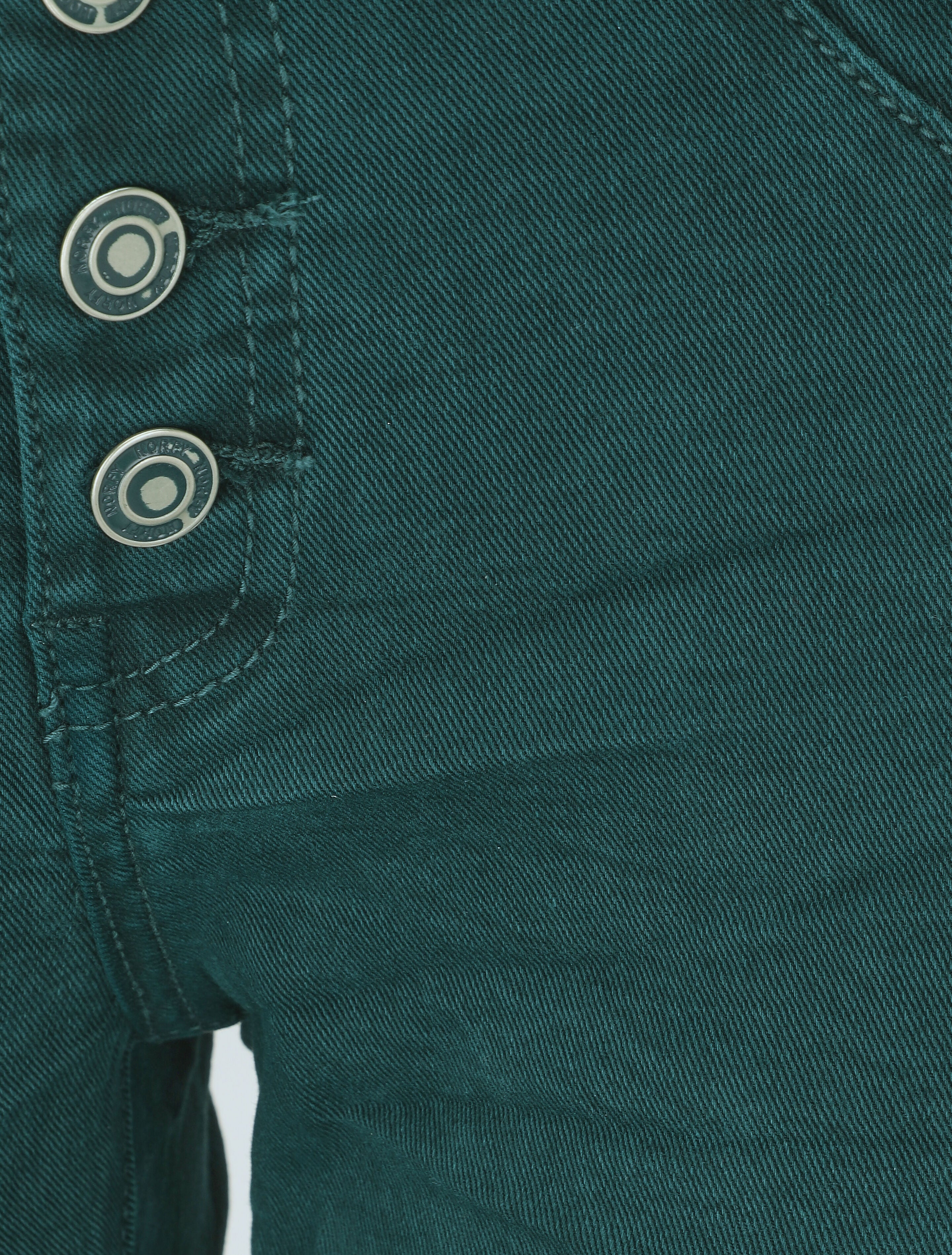 Jean effet froissé coupe slim - Vert émeraude - 3