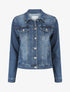 Veste en jean coupe droite - Bleu - 5