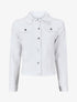 Veste courte en jean - Blanc - 1