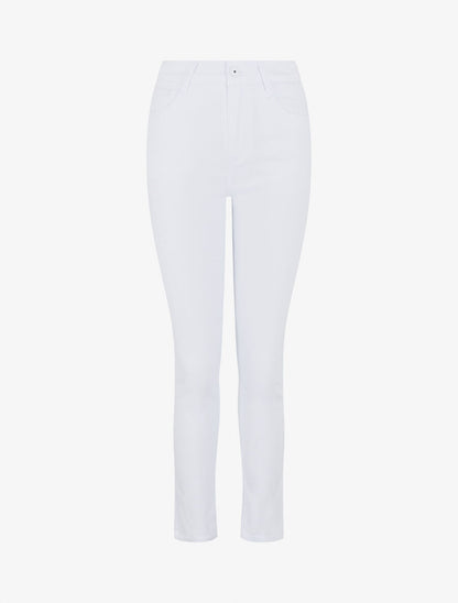 Jean slim taille standard - Blanc - 1