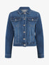 Veste en jean coupe ajustée - Bleu - 1