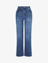 Jean délavé coupe droite - Bleu - 5