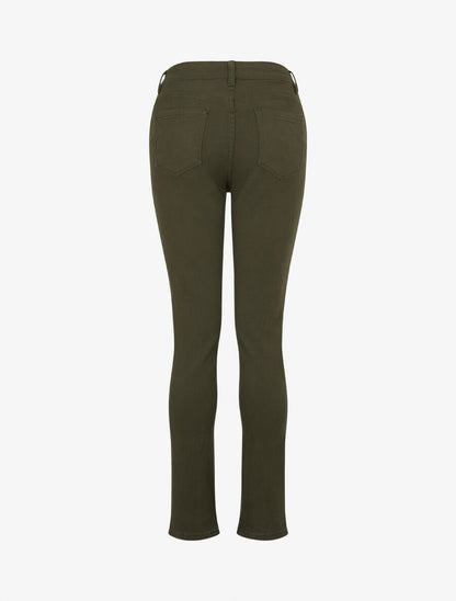 Jean slim push-up basique - Kaki - 2