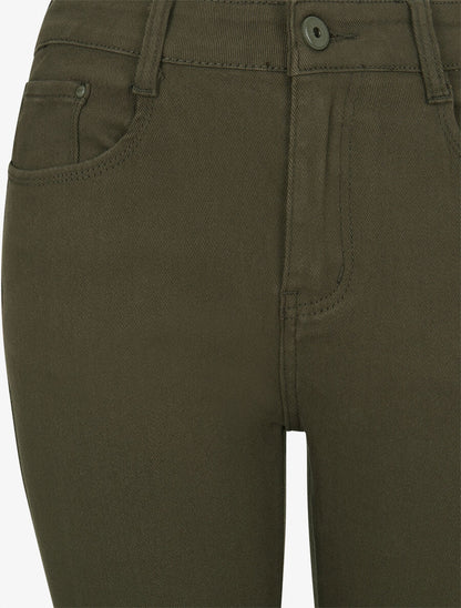 Jean slim push-up basique - Kaki - 3