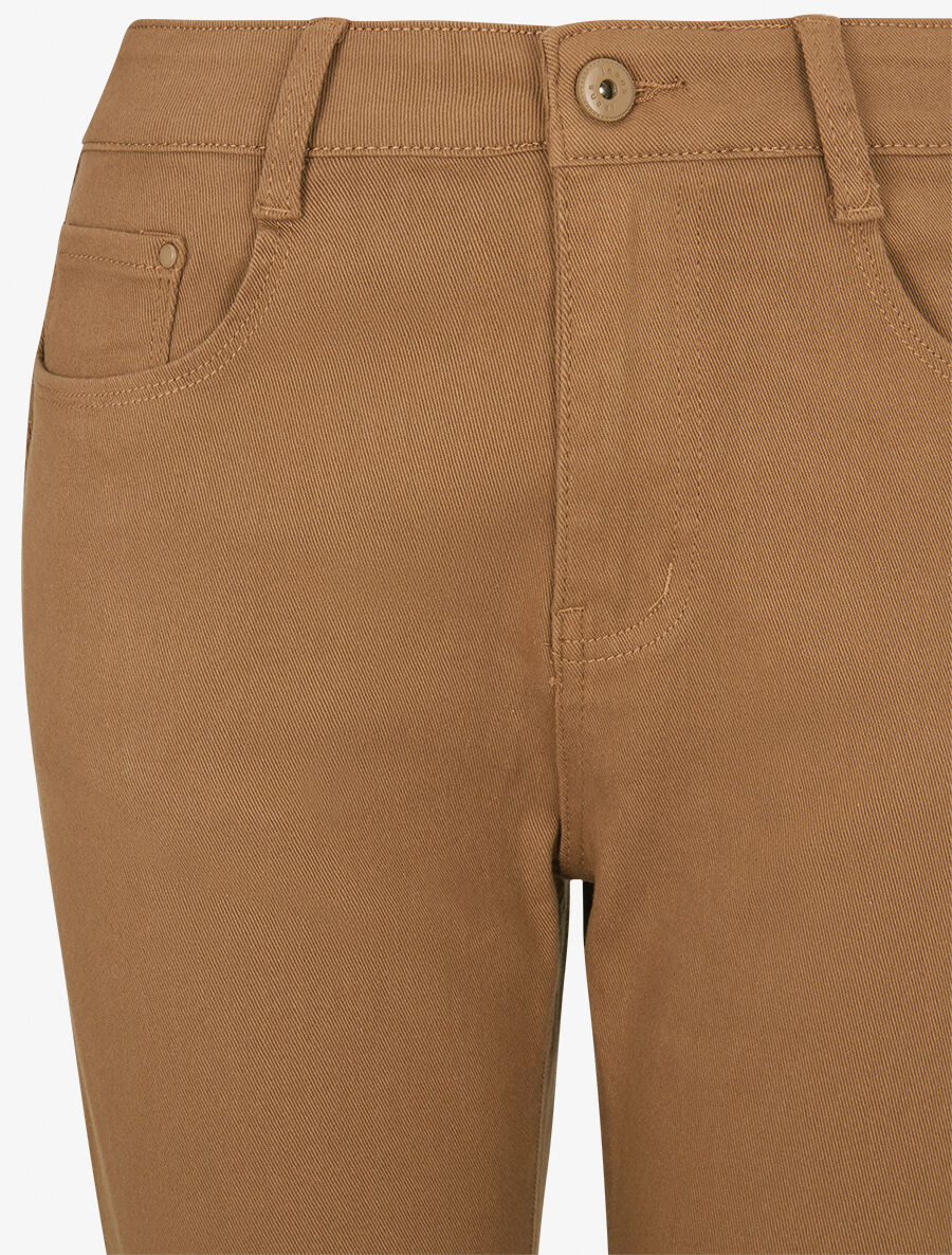 Jean slim push-up basique - Beige foncé - 3