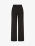 Jean wide leg uni coupe droite - Noir - 1