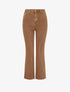 Jean à bords effilochés coupe droite - Camel - 4