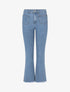 Jean flare taille standard poches plaquées - Bleu - 4