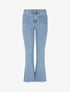 Jean à 4 poches coupe flare - Bleu - 1