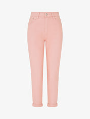 Jean mom taille haute - Rose - 1
