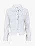 Veste en jean droite - Blanc - 4