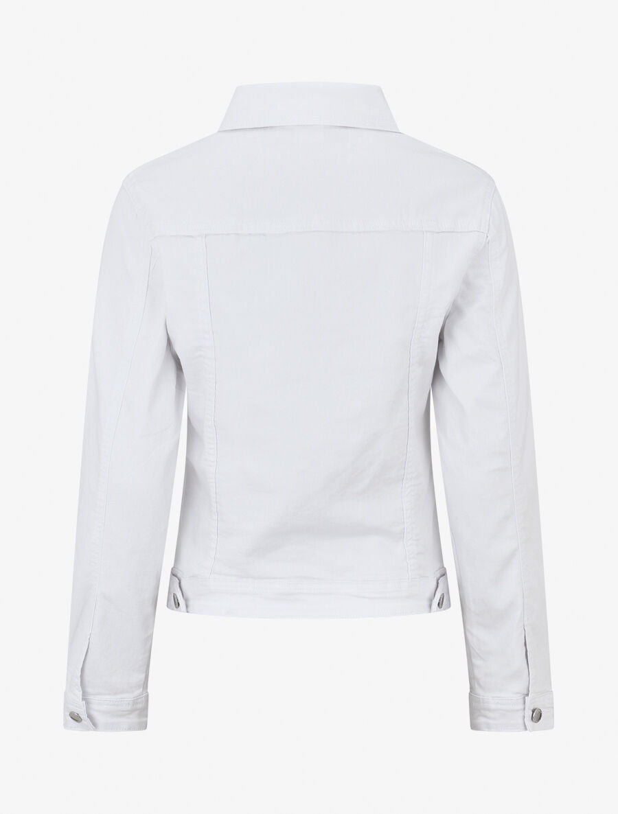 Veste en jean droite - Blanc - 2