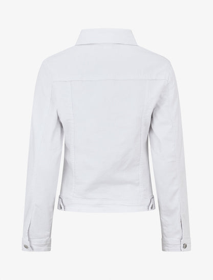 Veste en jean droite - Blanc - 2