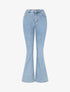 Jean push up coupe flare - Bleu clair - 4