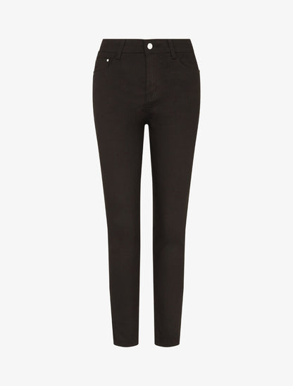 Jean skinny grande taille effet push up - Noir - 1