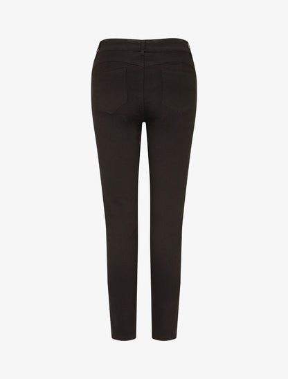 Jean skinny grande taille effet push up - Noir - 2